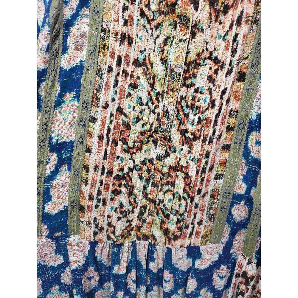 Anthropologie Women's Tiny Paquerette Boho Shirt Dress Size Medium - Picture 6 of 10